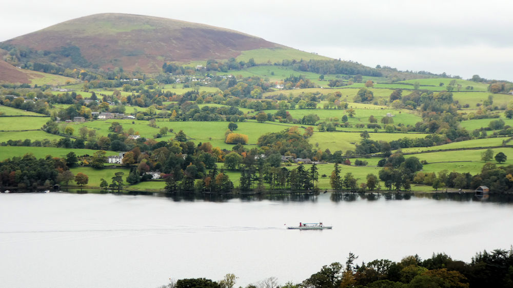 Steamer heading for Pooley Bridge